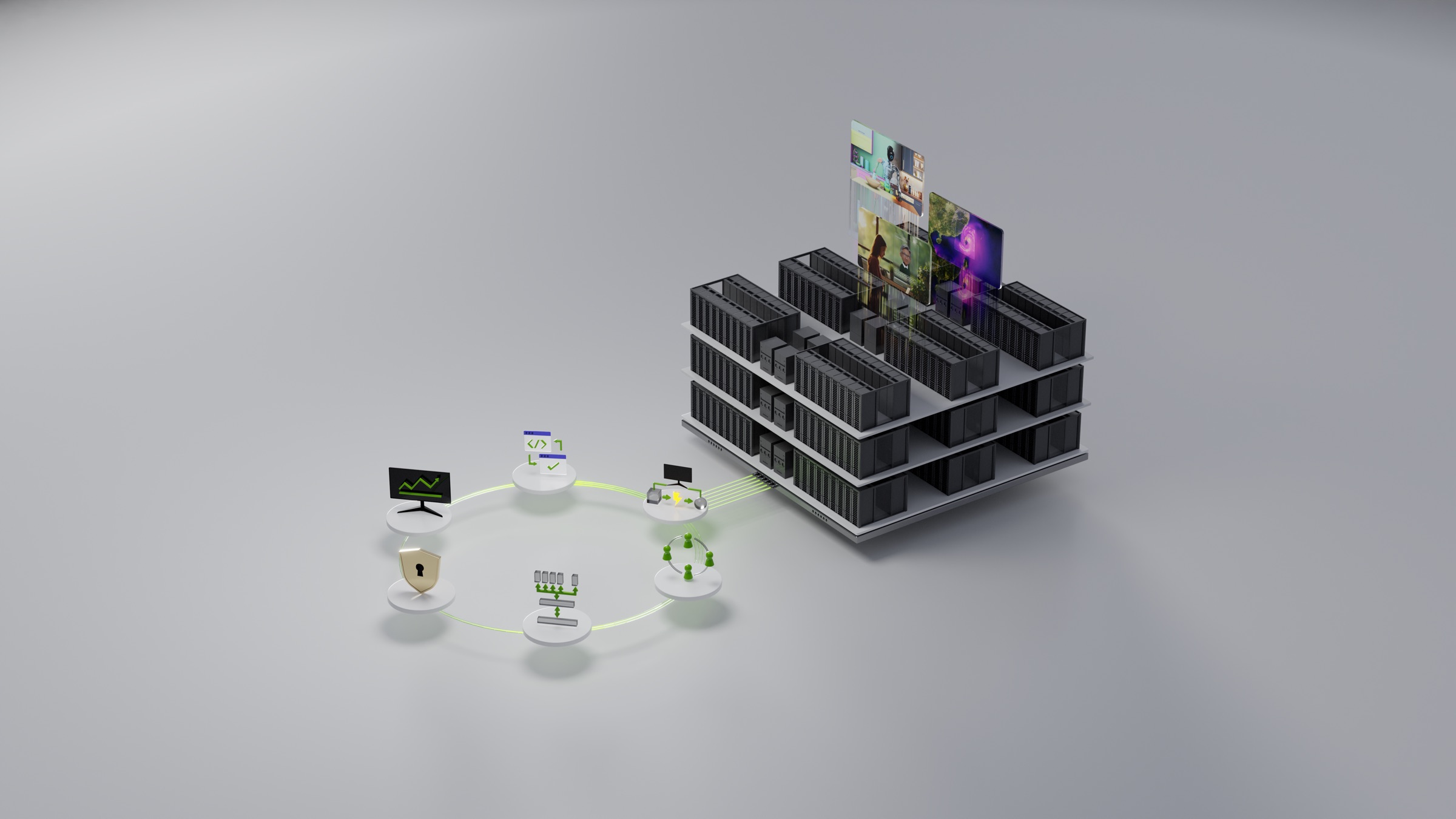 End-to-end AI factories key visual